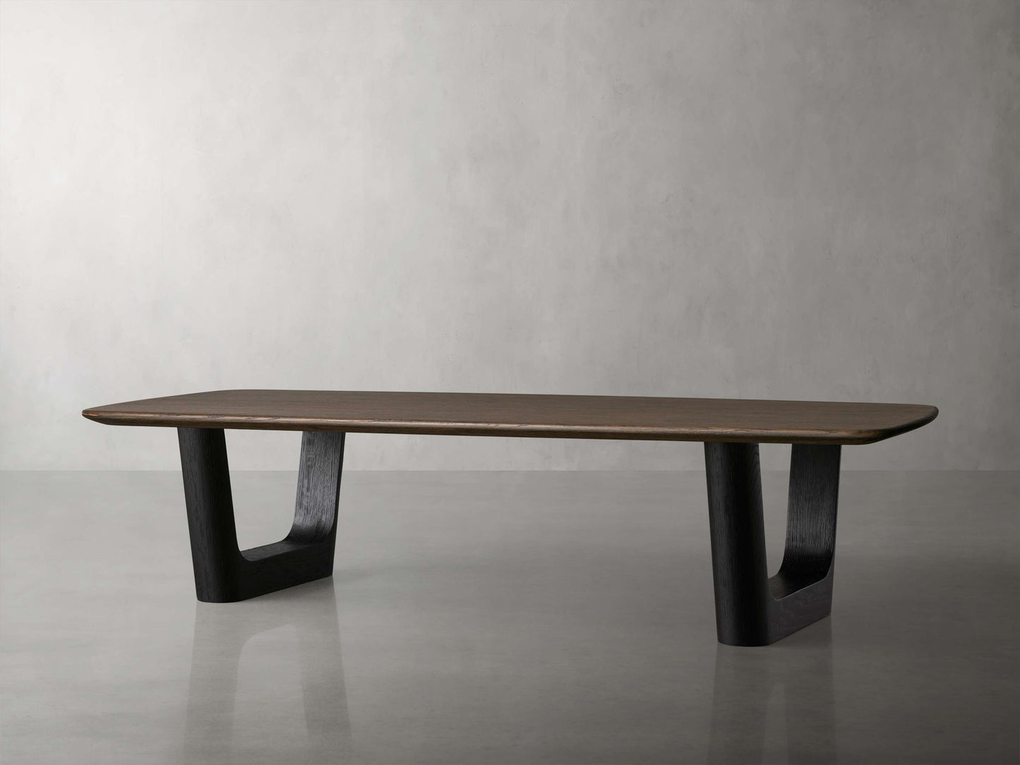 Saint Germain 72" Wood Coffee Table with Rennes Base