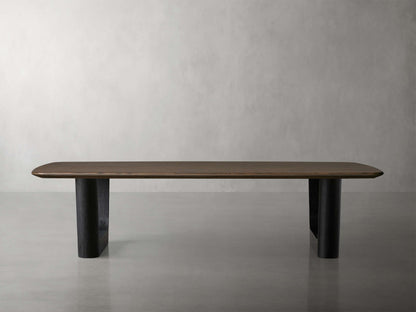 Saint Germain 72" Wood Coffee Table with Rennes Base