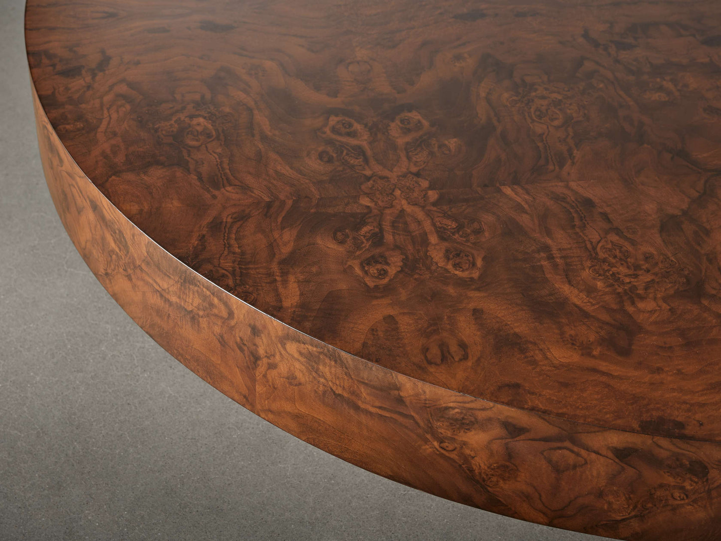 Cinzia Burl Round Coffee Table