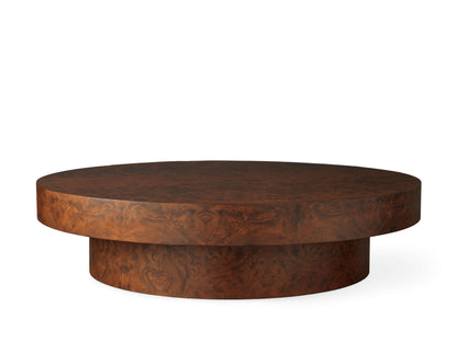 Cinzia Burl Round Coffee Table