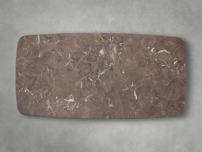 Saint Germain Stone Top Coffee Table with Wood Clement Base