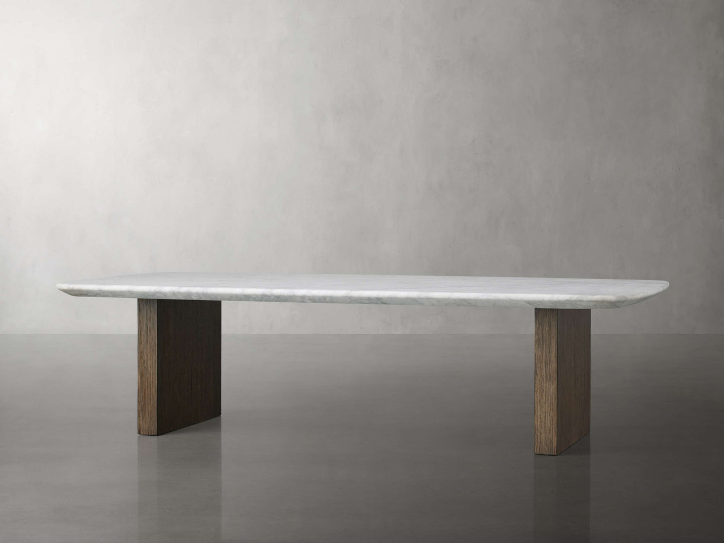 Saint Germain Stone Top Coffee Table with Clement Base