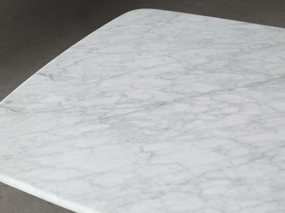 Saint Germain Stone Top Coffee Table with Clement Base