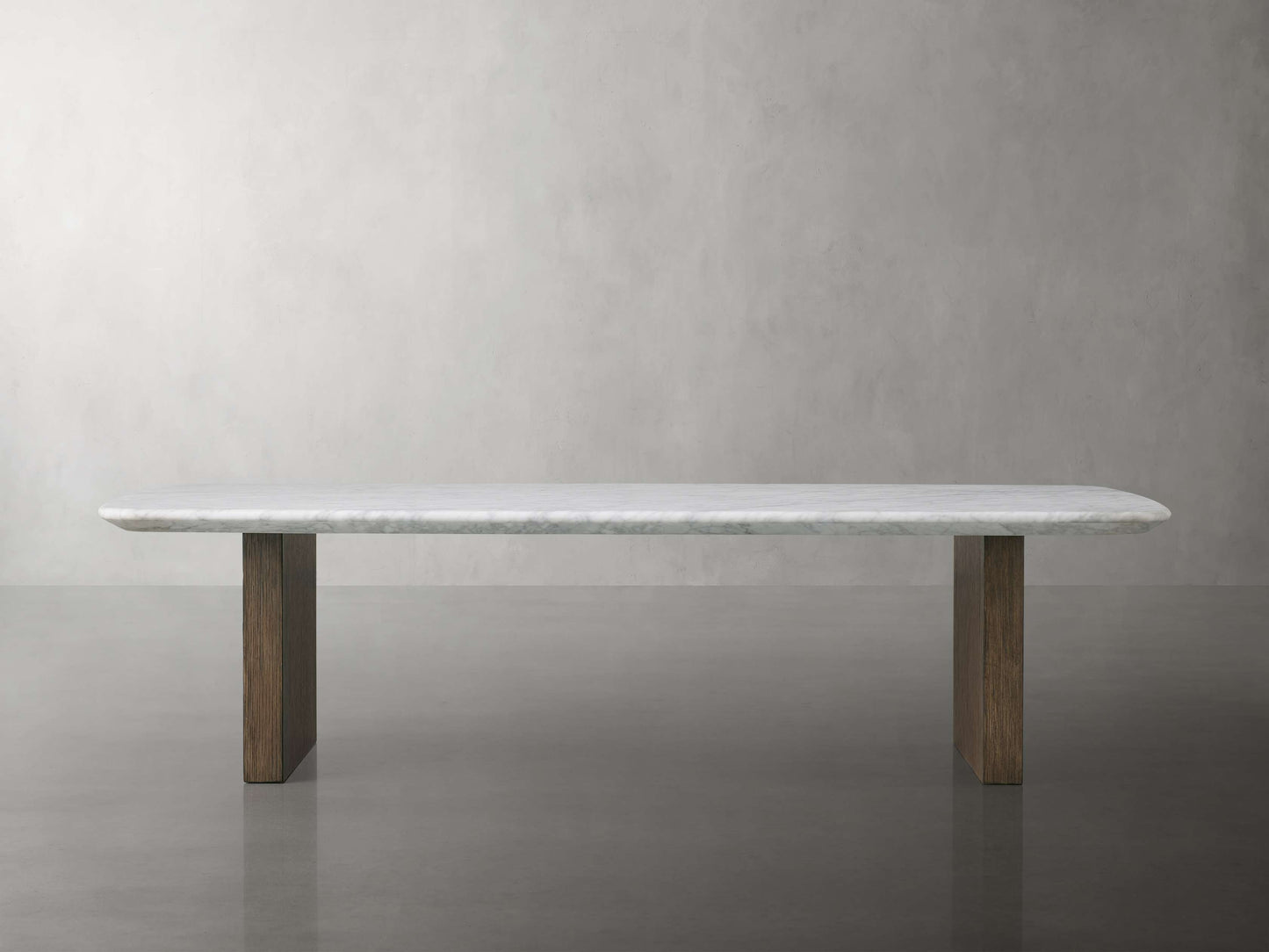 Saint Germain Stone Top Coffee Table with Clement Base