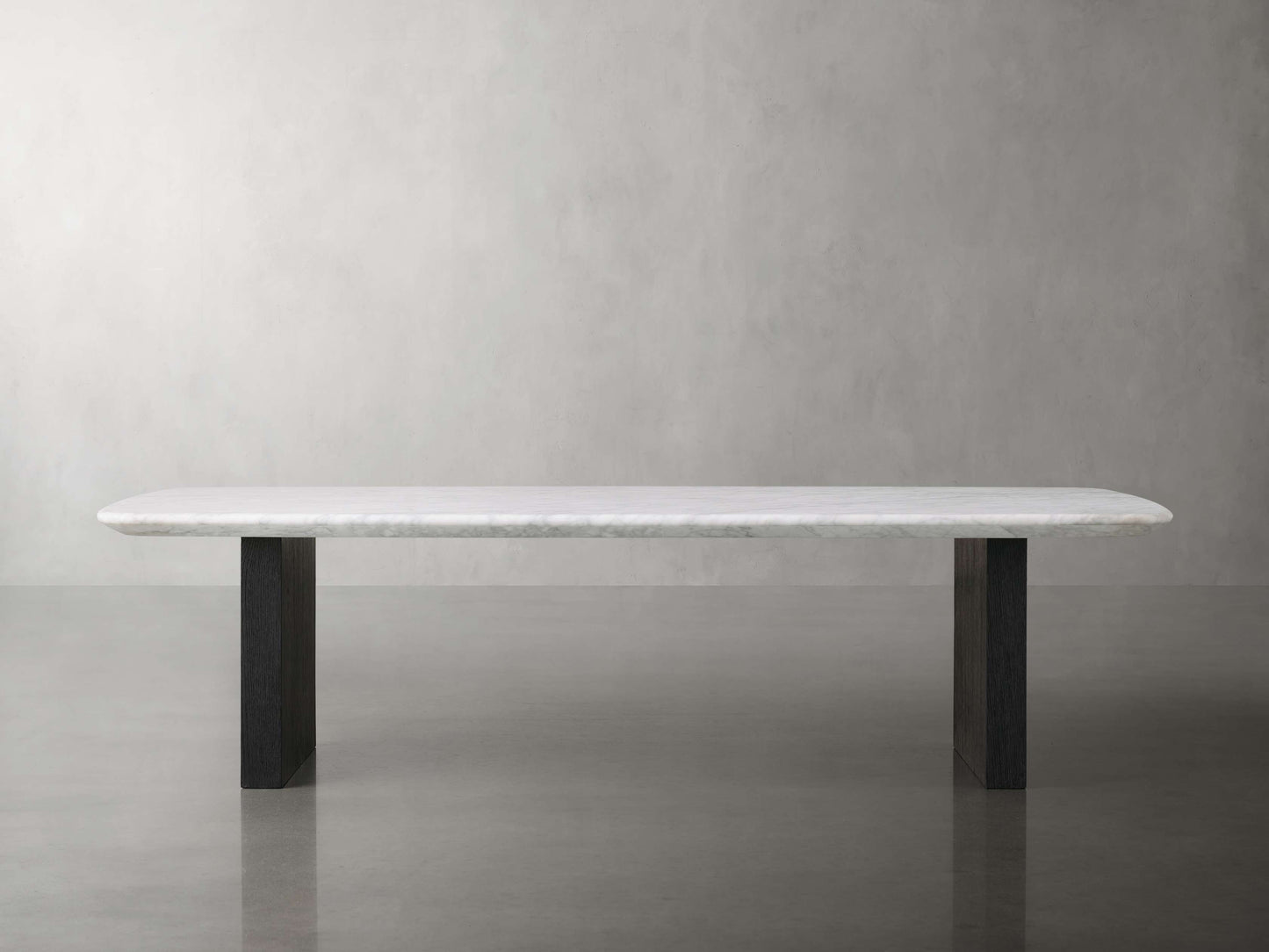 Saint Germain Stone Top Coffee Table with Clement Base