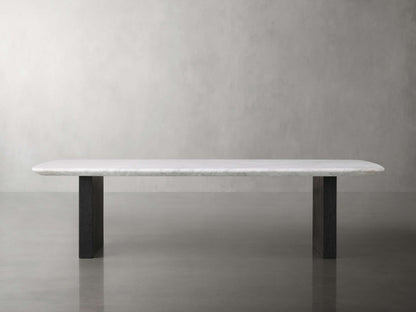 Saint Germain Stone Top Coffee Table with Clement Base