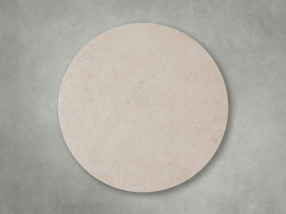 Saint Germain Round Coffee Table with Metal Dauphine Base