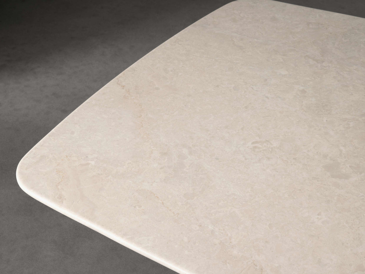 Saint Germain Stone Coffee Table with Dauphine Base