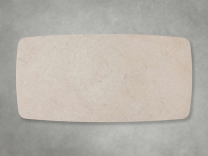 Saint Germain Stone Coffee Table with Dauphine Base