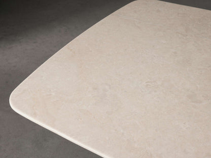 Saint Germain Stone Coffee Table with Rennes Base