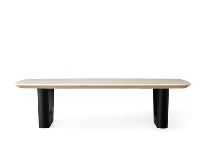 Saint Germain Stone Coffee Table with Rennes Base