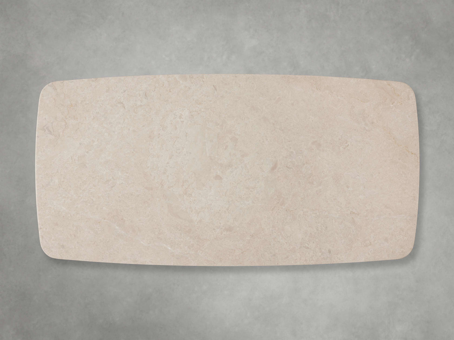 Saint Germain Stone Coffee Table with Dauphine Base