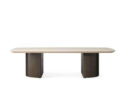Saint Germain Coffee Table with Metal Dauphine Base