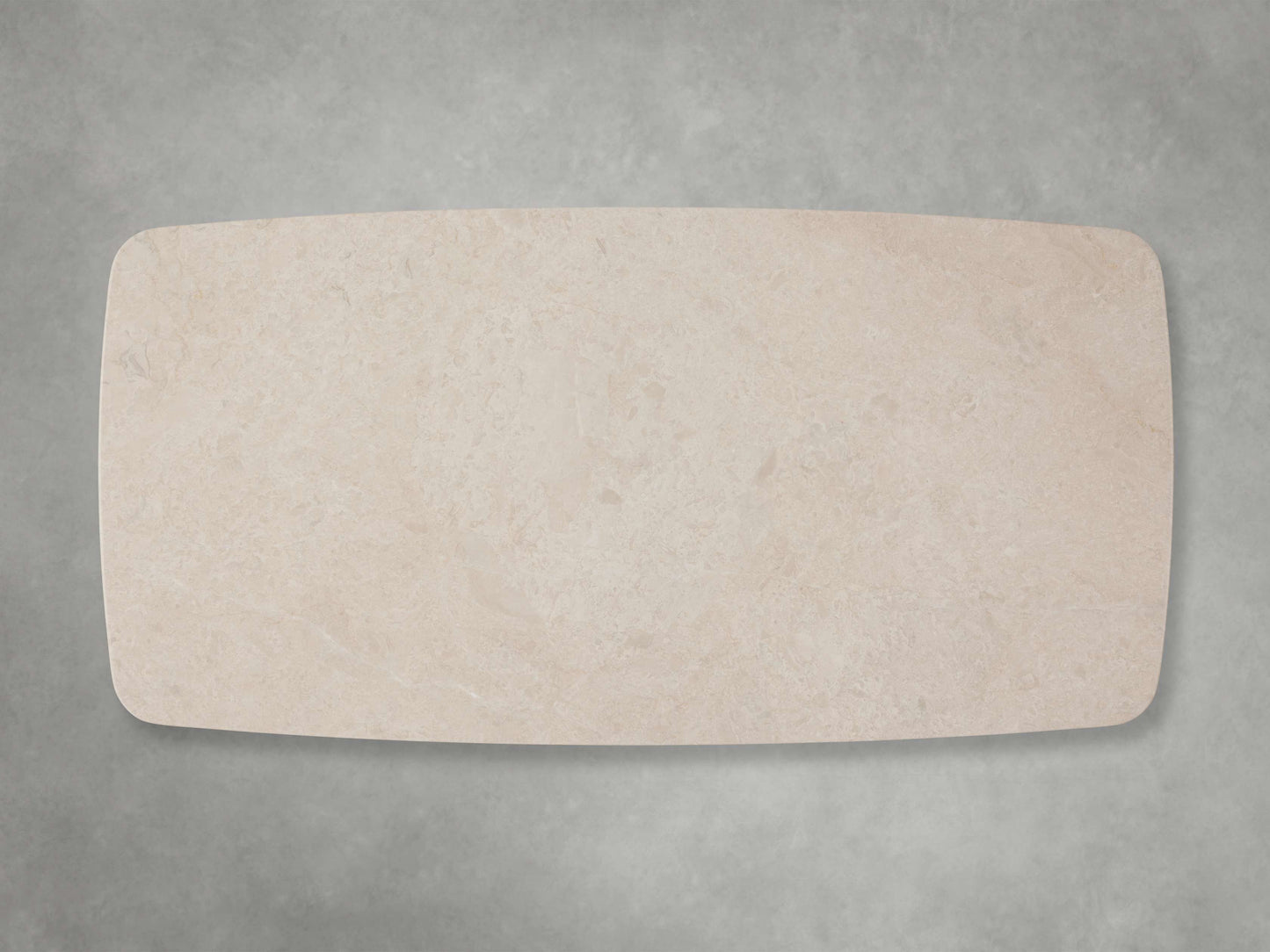 Saint Germain Stone Top Coffee Table with Wood Clement Base