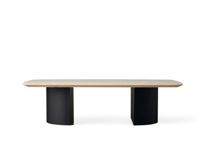 Saint Germain Stone Coffee Table with Dauphine Base