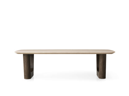 Saint Germain Stone Coffee Table with Rennes Base