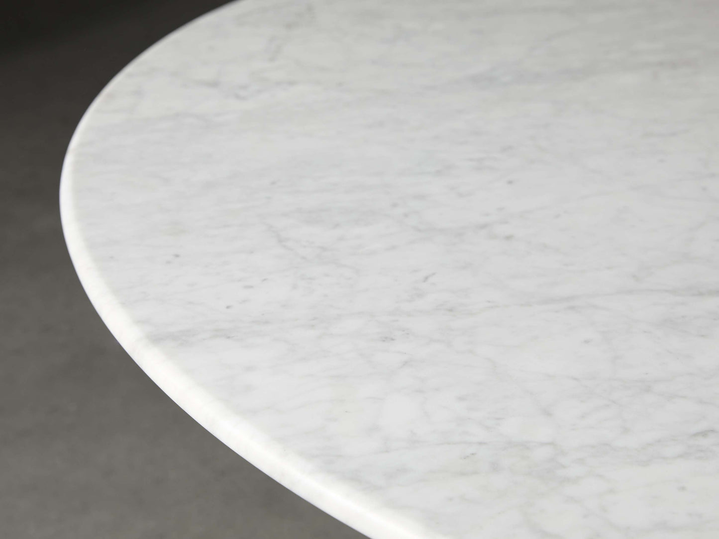 Saint Germain Round Stone Coffee Table with Dauphine Base