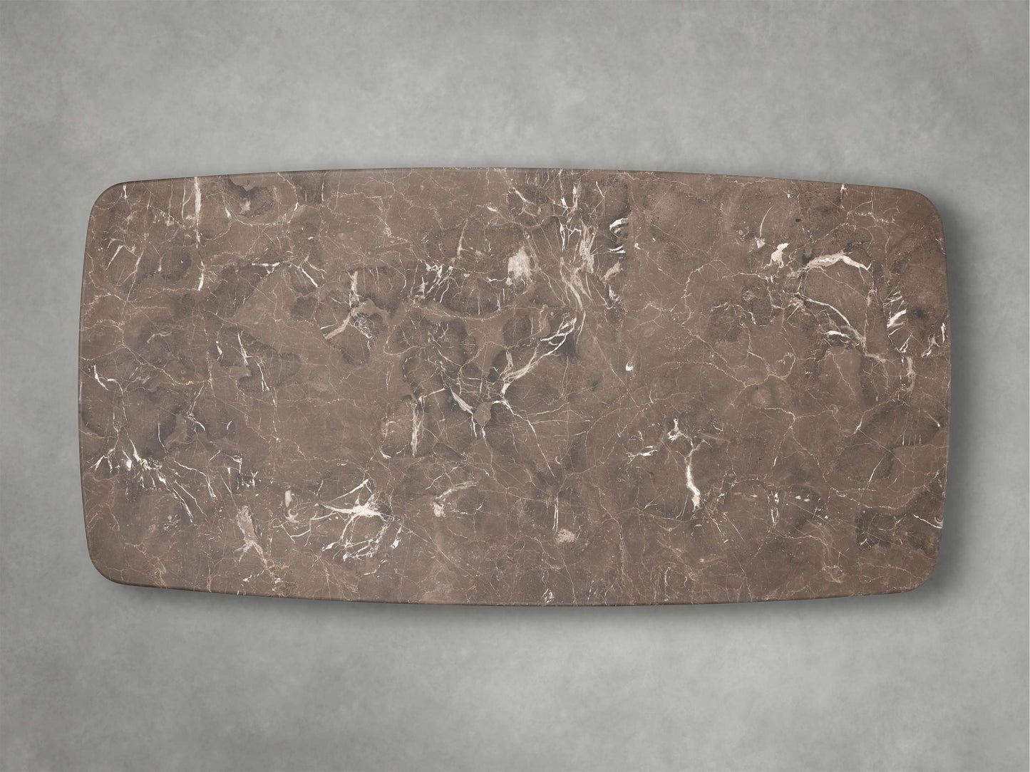 Saint Germain Stone Coffee Table with Dauphine Base