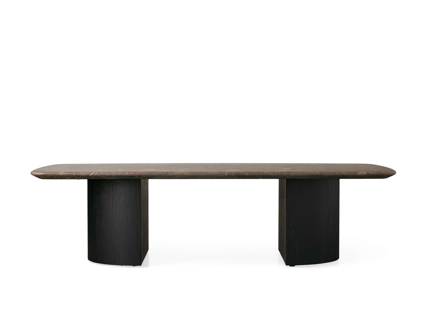 Saint Germain Stone Coffee Table with Dauphine Base