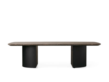 Saint Germain Stone Coffee Table with Dauphine Base