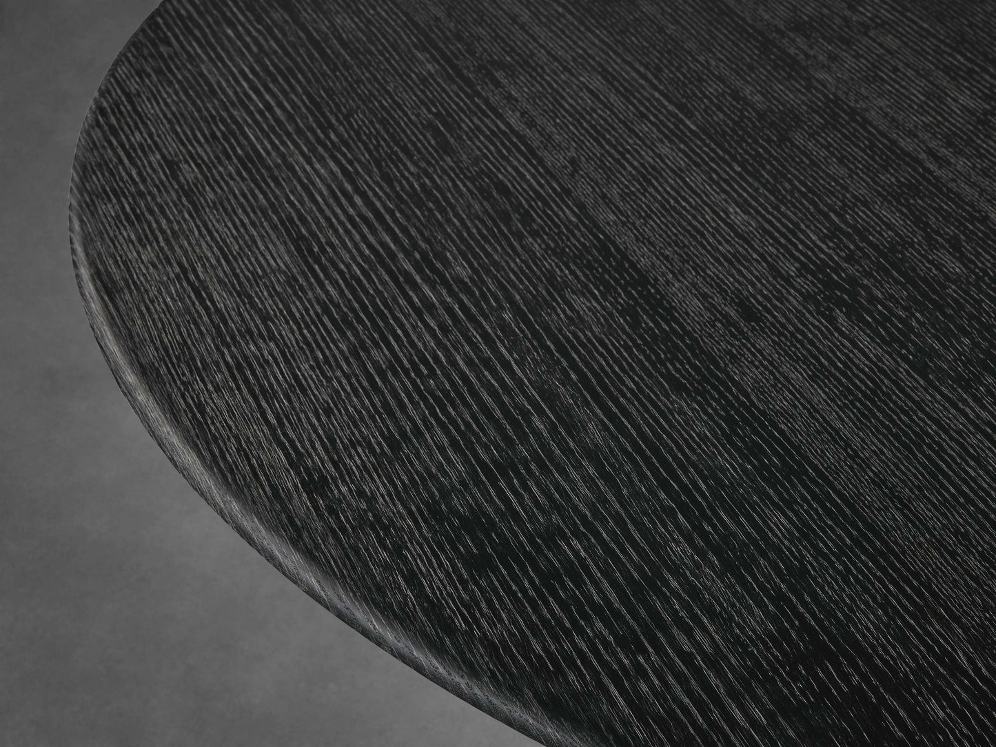 Saint Germain Round Wood Coffee Table with Dauphine Base