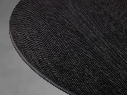 Saint Germain Round Wood Coffee Table with Rennes Base