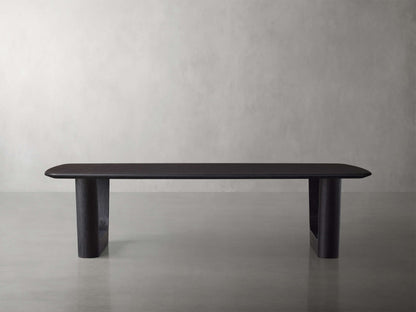 Saint Germain 72" Wood Coffee Table with Rennes Base