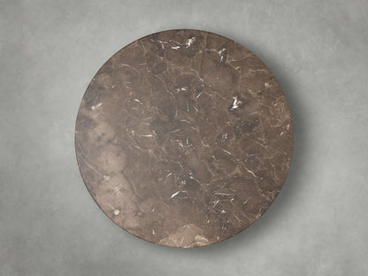 Saint Germain Round Coffee Table with Metal Dauphine Base