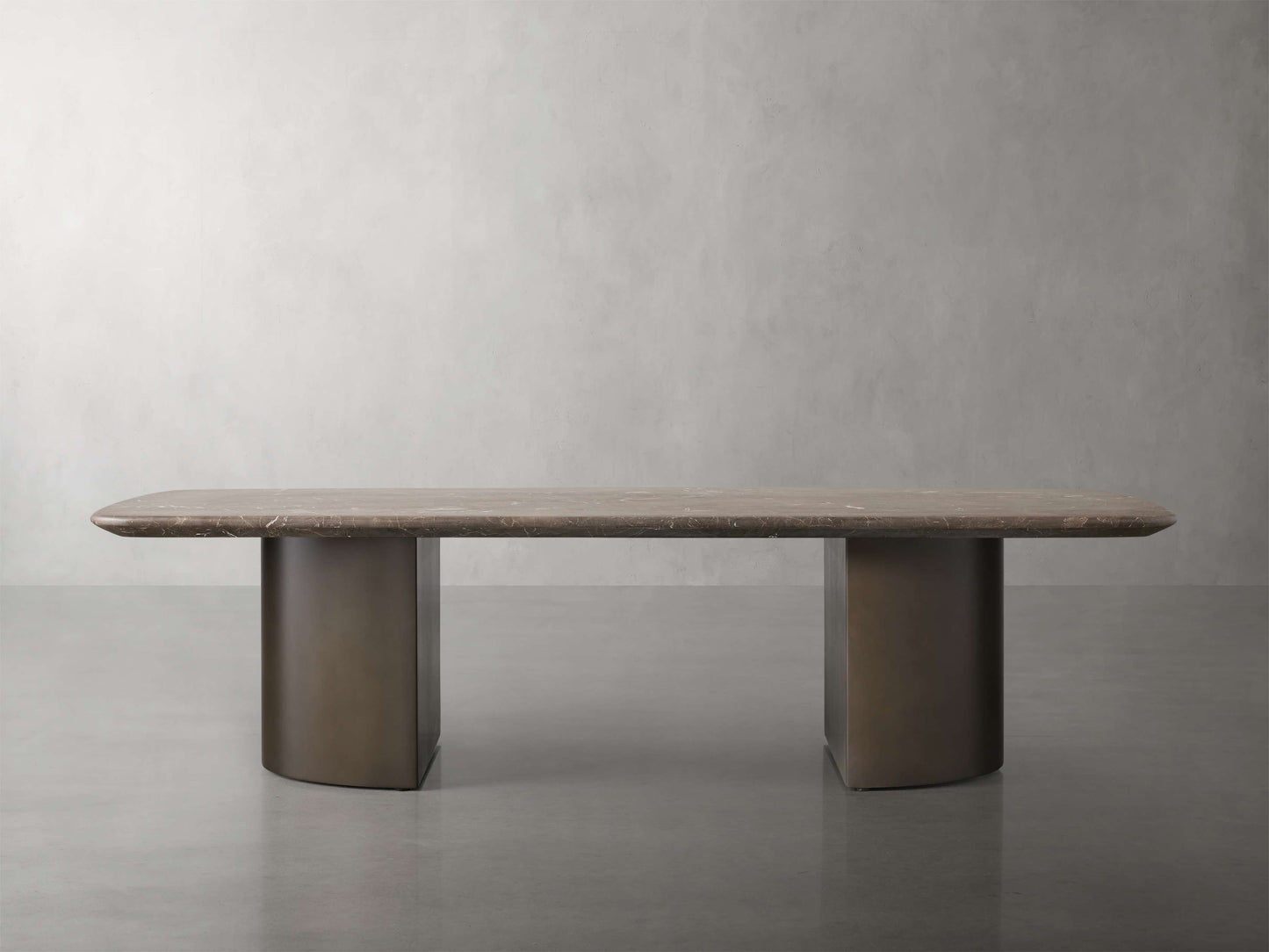 Saint Germain Coffee Table with Metal Dauphine Base