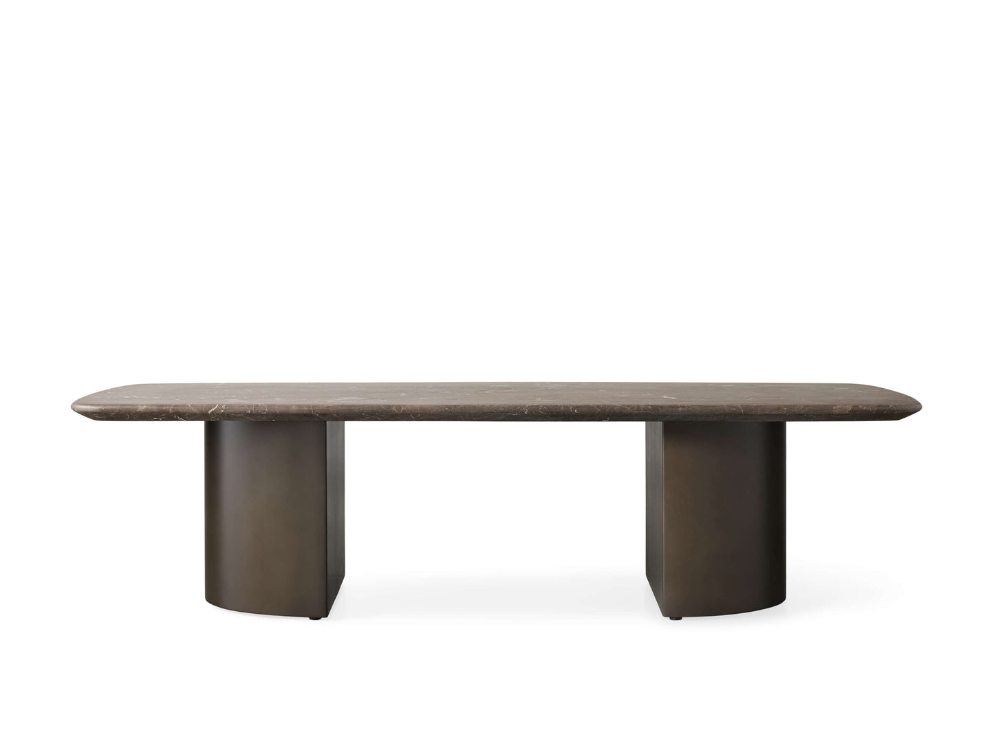 Saint Germain Coffee Table with Metal Dauphine Base