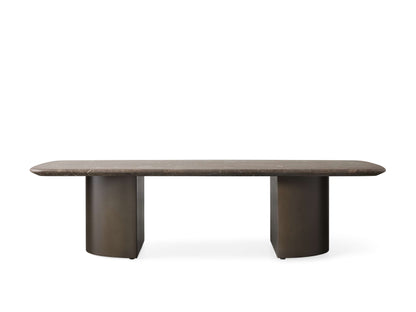 Saint Germain Coffee Table with Metal Dauphine Base