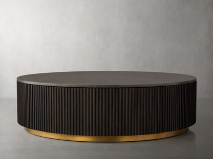 Finnley Round Storage Coffee Table
