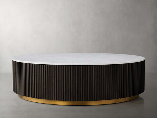 Finnley Round Storage Coffee Table
