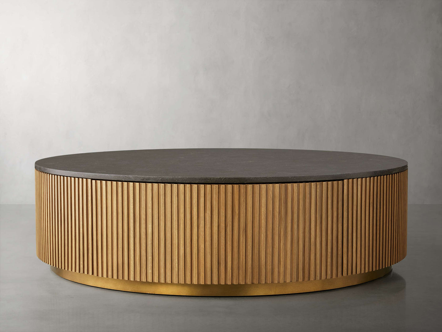 Finnley Round Storage Coffee Table