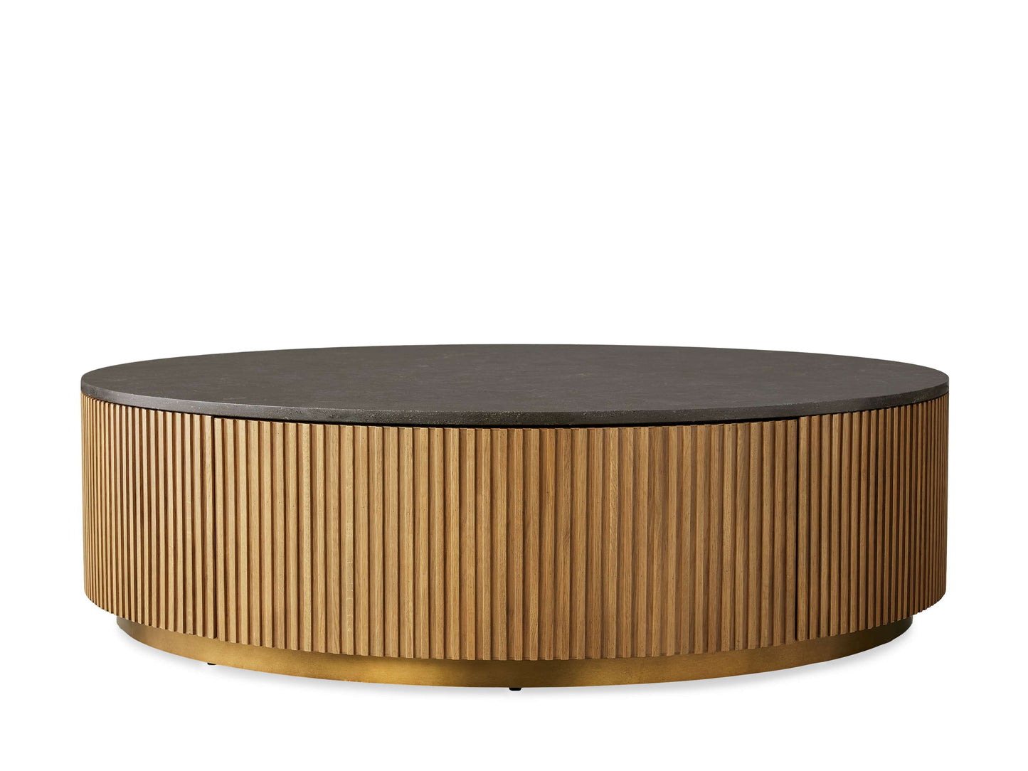 Finnley Round Storage Coffee Table