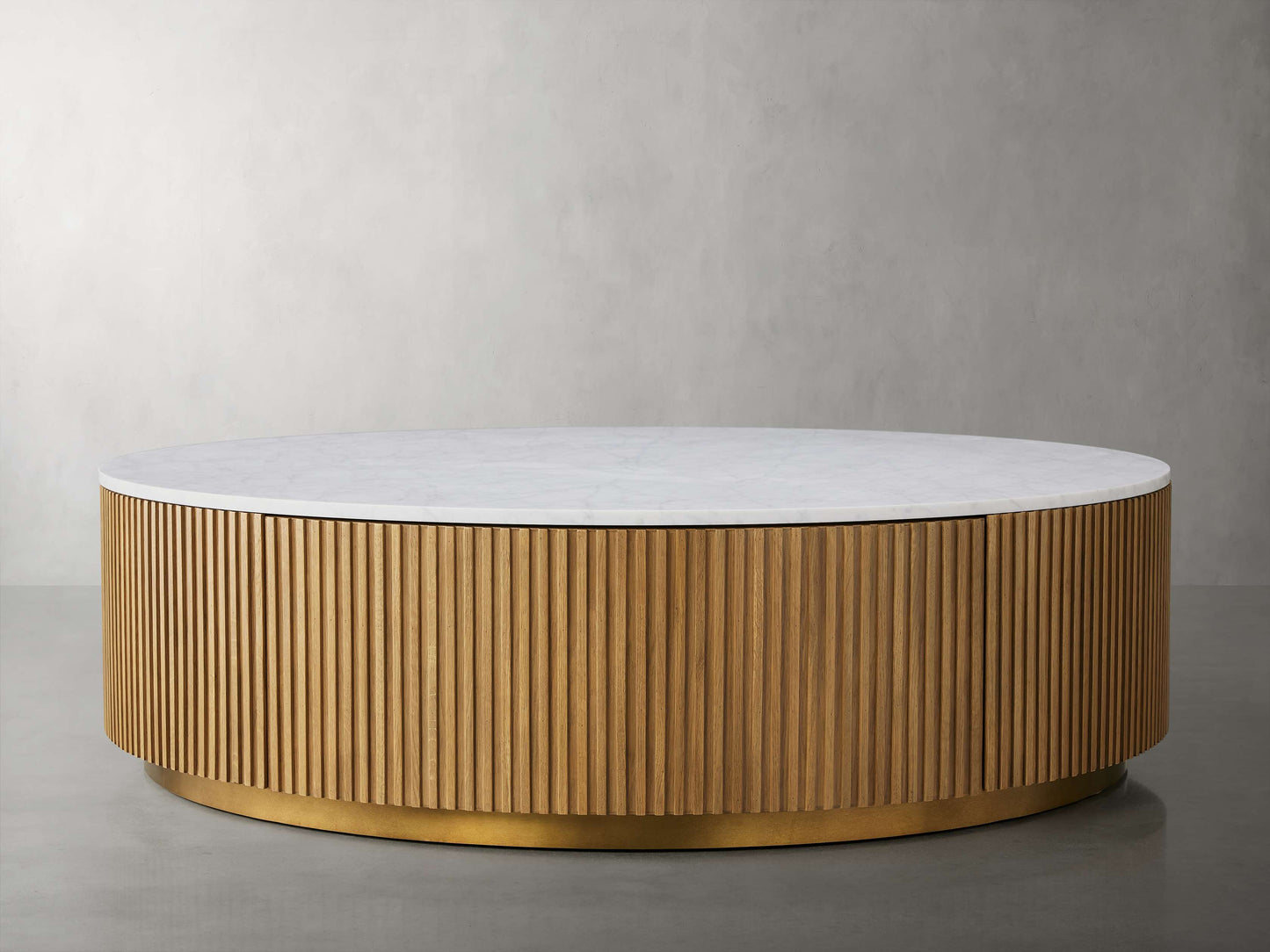 Finnley Round Storage Coffee Table