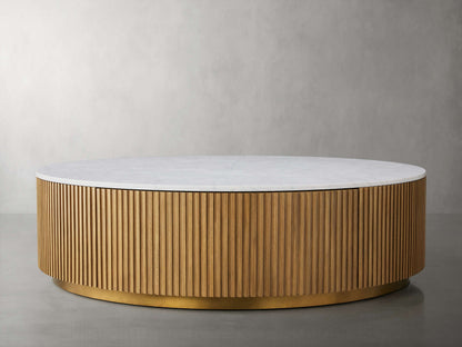 Finnley Round Storage Coffee Table