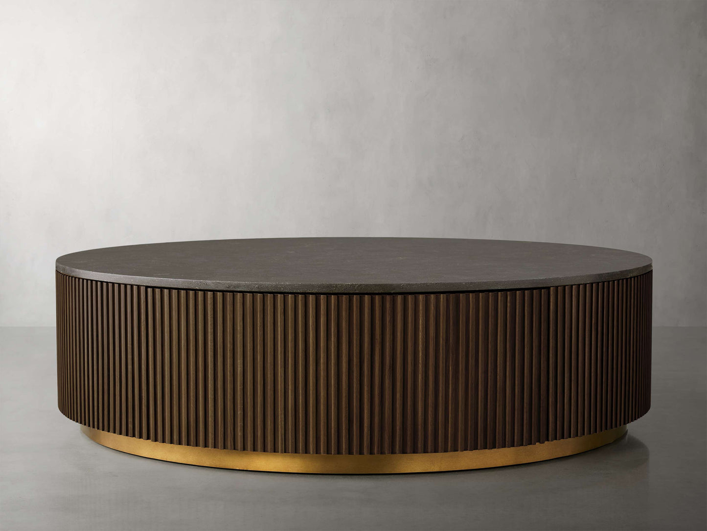 Finnley Round Storage Coffee Table