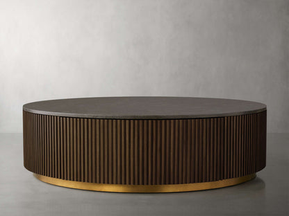Finnley Round Storage Coffee Table
