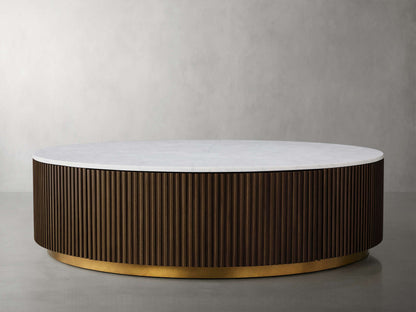 Finnley Round Storage Coffee Table