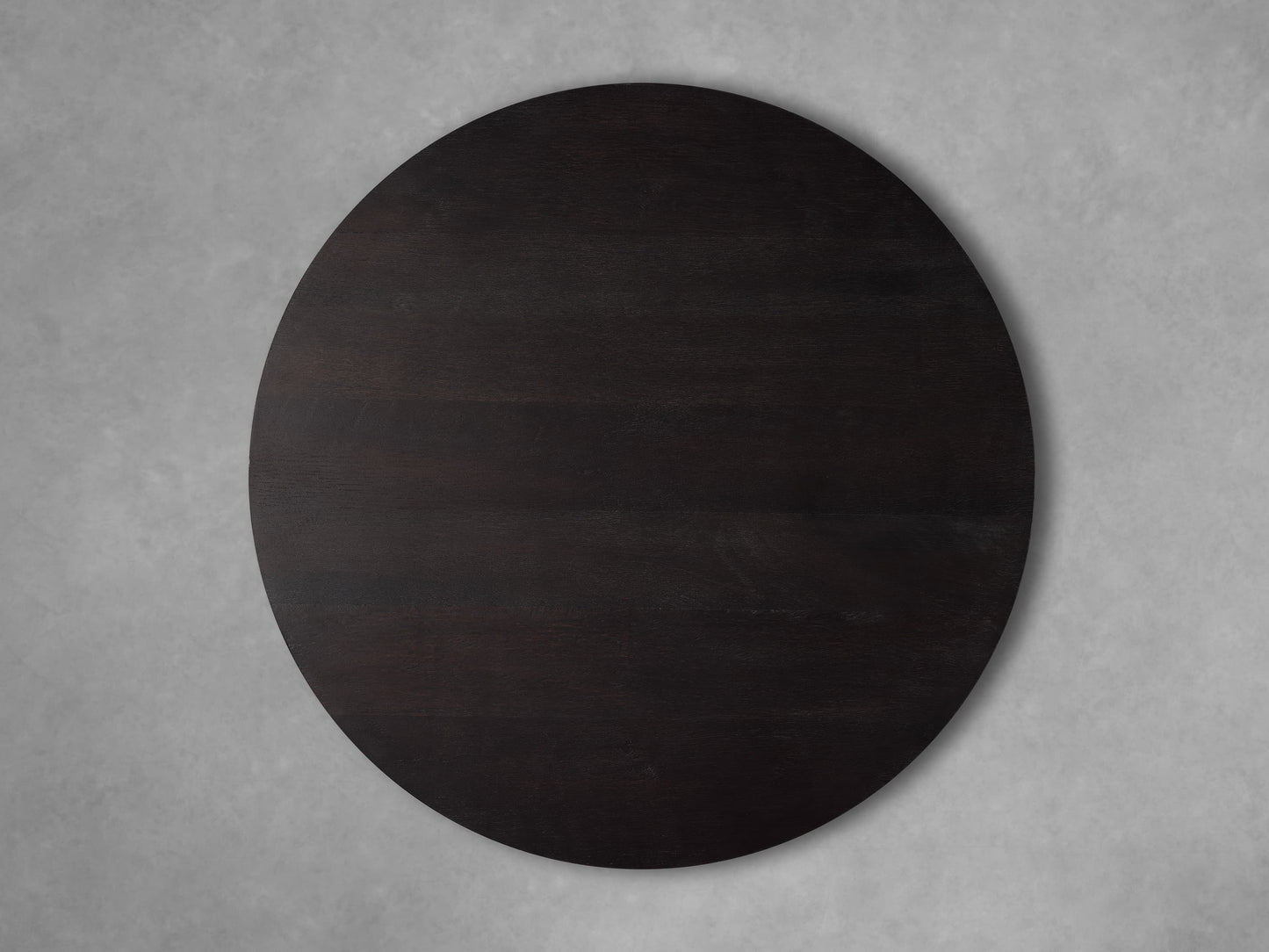 Leandro Round Coffee Table in Ebony