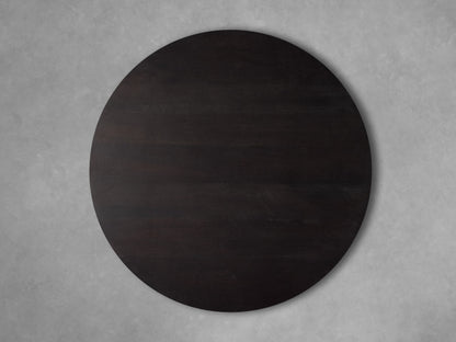 Leandro Round Coffee Table in Ebony