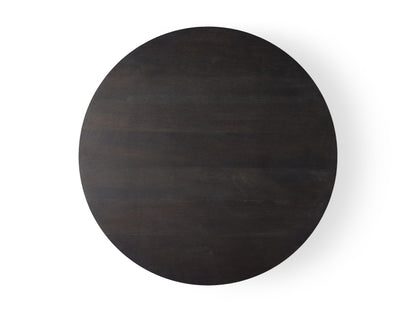 Leandro Round Coffee Table in Ebony