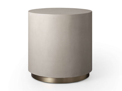 Malone Round Plinth End Table