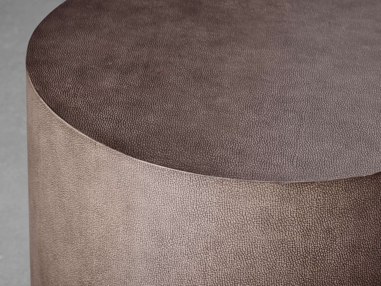 Malone Round Plinth End Table