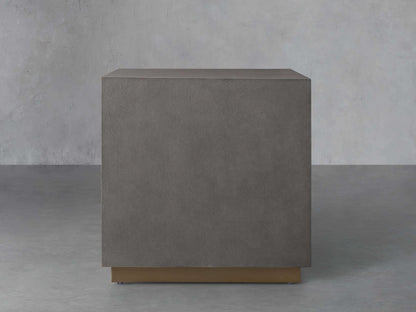 Malone Square Plinth End Table