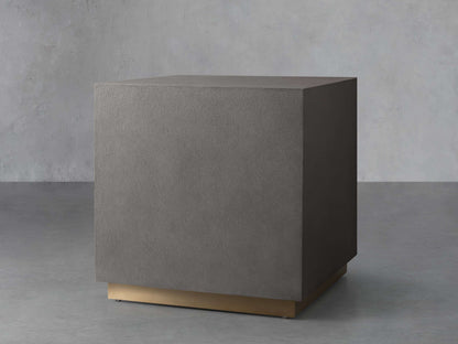 Malone Square Plinth End Table