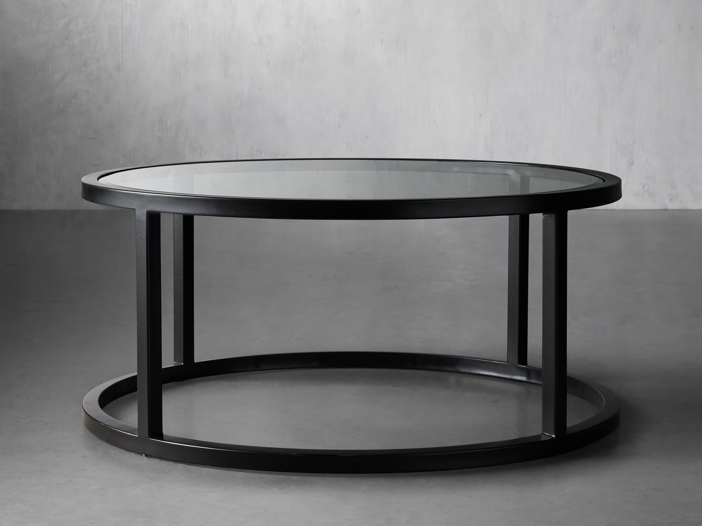 Palmer Round Glass Coffee Table