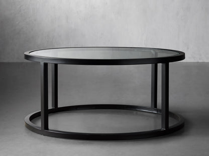 Palmer Round Glass Coffee Table