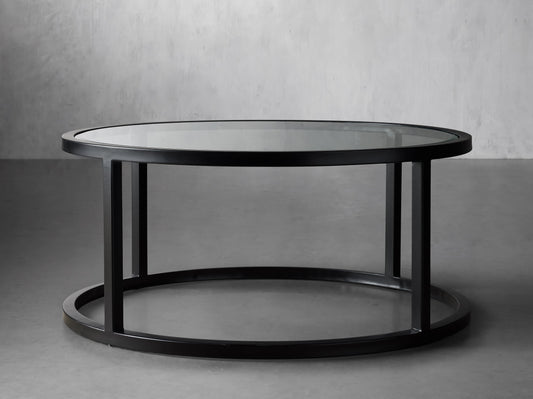 Palmer Round Glass Coffee Table